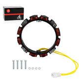 MOTO1988 stator front view showing mounting holes for easy replacement