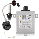 MOTOALL ballast front view showing connectors and mounting for easy replacement