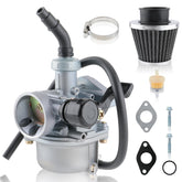 MOTOALL carburetor front view showing mounting face and easy-fit benefit