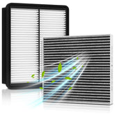 MOTOALL front packaging showing engine and cabin filters and fitment benefit