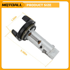 MOTOALL close-up of keyway and cut pattern for accurate key engagement