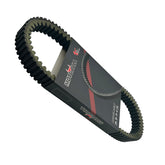 MOTOBULL front view of drive belt showing label and part number for correct fit