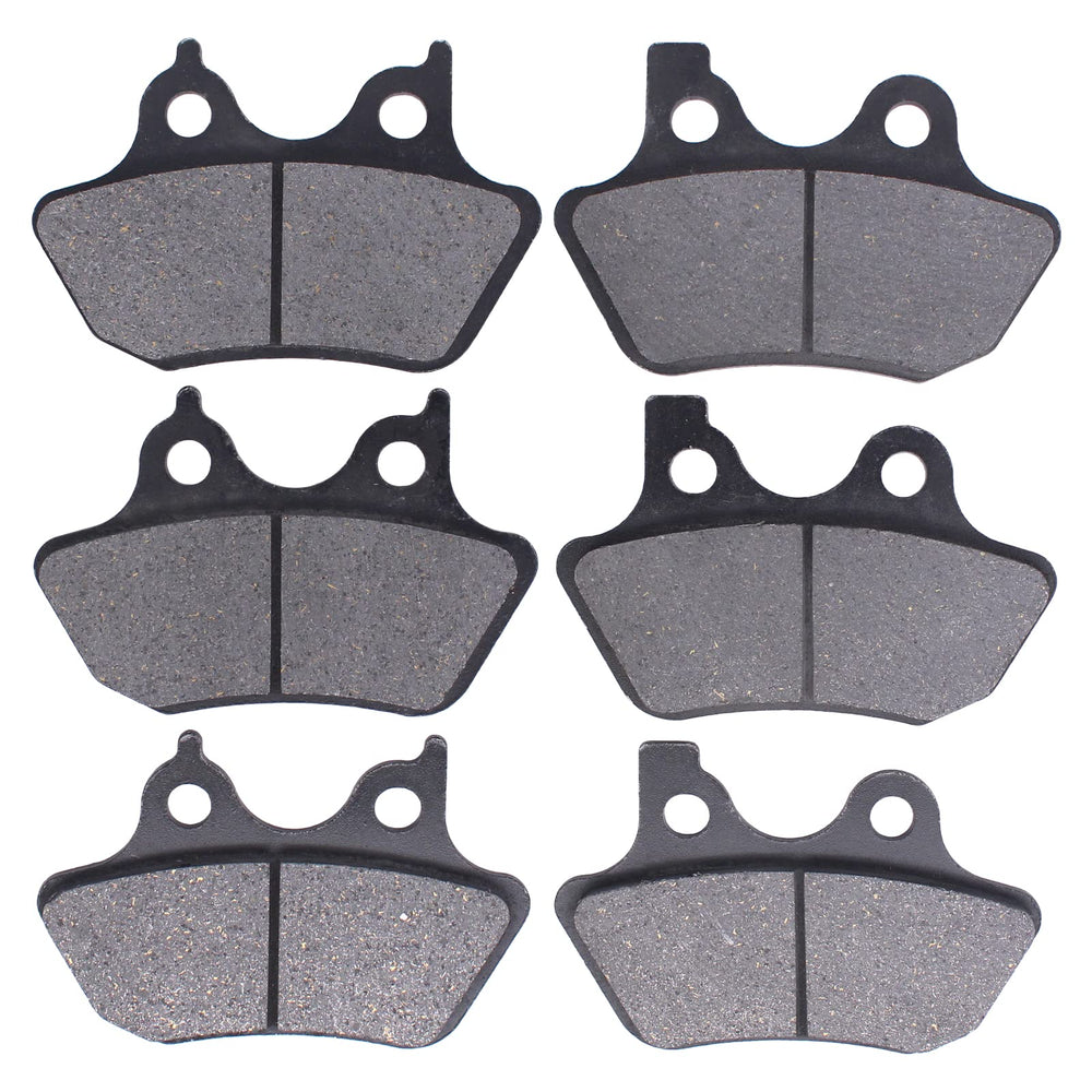 MOTOKU front and rear pads front packaging showing complete set and labeling, clear fit benefit