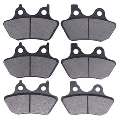 MOTOKU front and rear pads front packaging showing complete set and labeling, clear fit benefit