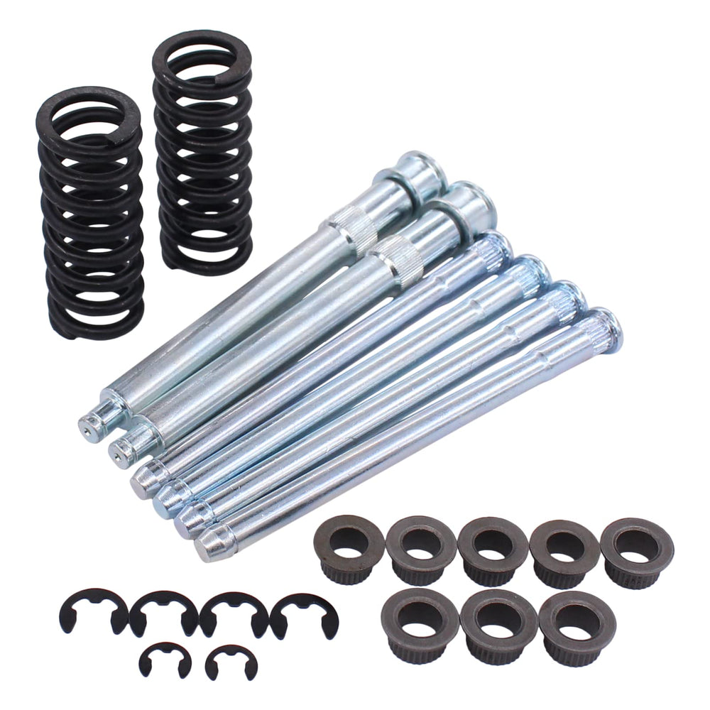 MOTOKU kit packaging showing all hinge pins and bushings for quick identification and fitment