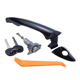 MOTOKU front left exterior door handle front view showing fit and finish benefit