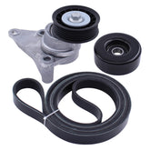 MOTOKU front-packaging showing complete tensioner and pulley kit, ensuring easy replacement