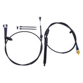 MOTOKU front view of gearshift control cable showing full assembly and fitment aid