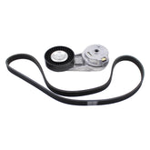 MOTOKU tensioner front view showing compact mounting, ensures correct belt alignment