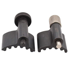 MOTOKU tool installed on VW engine demonstrating stable timing lock benefit