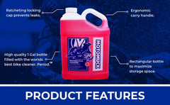 Motomuck cleaner close-up texture highlighting nano-coating for lasting shine