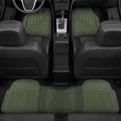 Motor Trend front mat overhead view showing full coverage and protection