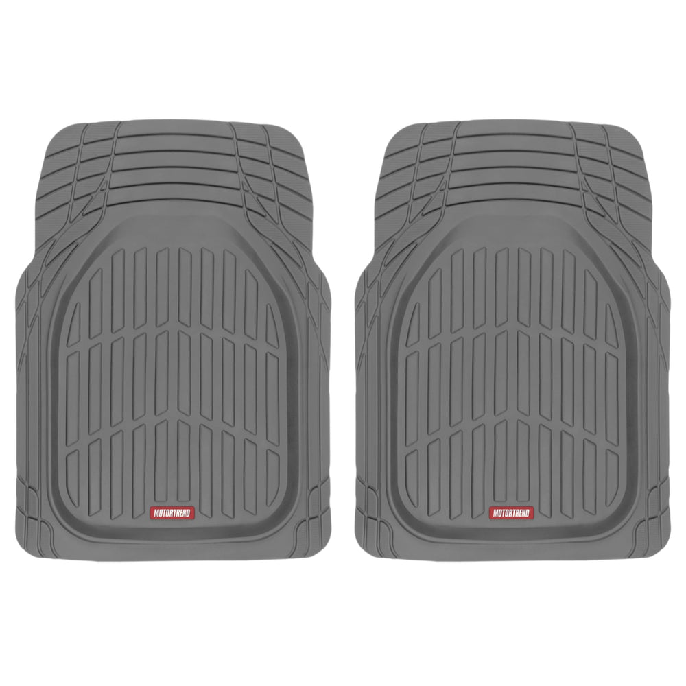 Motor Trend front packaging view showing full mat pair and features benefits