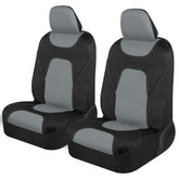 Motor Trend front seat cover full view showing sleek protection and neat fit