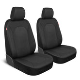 Motor Trend front seat covers full view showing sleek protection and easy fit