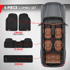 Motor Trend third-row liner extended to rear seats for complete floor coverage