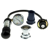 MotoRad MT-300 front gauge view showing clear psi and kPa scale for quick readings
