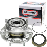 MotorbyMotor front hub assembly front view showing exact fit and improved rotation