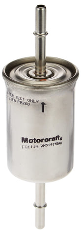 Motorcraft FG-1114 front view showing compact durable housing and easy-fit benefits