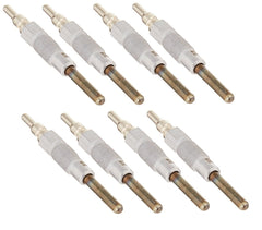 Motorcraft glow plugs front packaging showing set of eight and OEM label benefit reliable fit