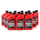 Motorcraft XT5QMC Mercon V front packaging showing case of twelve quarts and clear branding for quick identification