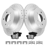 Motorevo rear rotor front view showing clean machining and improved braking benefit