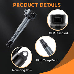 Motorevo ignition coil pack copper winding closeup highlighting improved conductivity