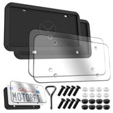 MotorFi front view of matte black frame showing low-profile styling and clean look