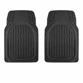 MotorTrend front view showing full 2pc mats protecting footwells