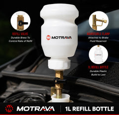 MOTRAVA adapter set laid out showing wide-compatibility benefit
