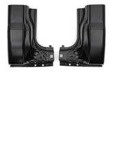 Mountainpeak front view of cab corner kit showing shape and fit benefits