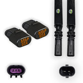 M&P USA front kit assembled showing connectors and harness, durable OEM-style sealing benefit