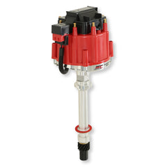 MSD red cap close-up with brass terminals highlighting dependable contact points