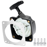 MTATCN front view of pull starter showing mounting points and durable housing for reliable restarts