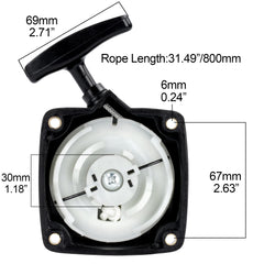 MTATCN close-up of upgraded recoil spring highlighting stronger rewind and longer life