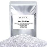 MUBYOK front packaging showing sealed pouch and product weight, clear storage benefit