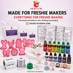 MUBYOK open foil pouch with Vanilla Kiss beads ready to use, convenient crafting benefit