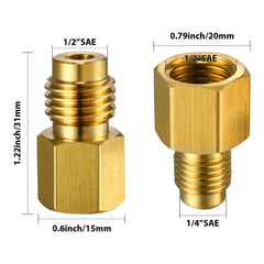 Mudder close-up of brass threads highlighting precision machining for secure seals