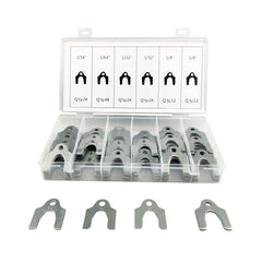 MUFFINMAN shims spread on bench displaying counts and clean surfaces