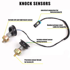 muge racing knock sensor close-up highlighting durable body and sealing for long life