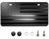 MULL front view showing matte black embossed flag and clean vehicle-ready look