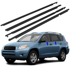 munirater front view of weatherstrip packaging showing fit for RA-V4 and easy replacement