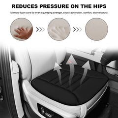 MUQIDA installed on car driver seat improving comfort during drives