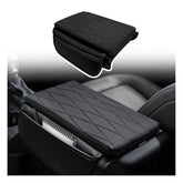 Muslogy front view of armrest cover showing exact Bronco fit and protection