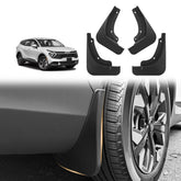 Muslogy front mud flap packaging showing contents and brand protection