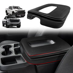 Muslogy front view of armrest cover showing fit and styling benefits