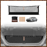 Muslogy front view of cargo net showing neat trunk organization and protection