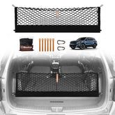 Muslogy front view of cargo net showing full coverage and neat storage