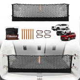 Muslogy front view installed in SUV trunk showing secure cargo containment