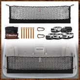 Muslogy front view installed in Suburban trunk showing organized cargo